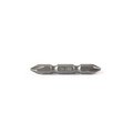 Superior Steel 1# Phillips Double End Screwdriver Bits - 2 Inch Long, PK 10 SP201D-10PK